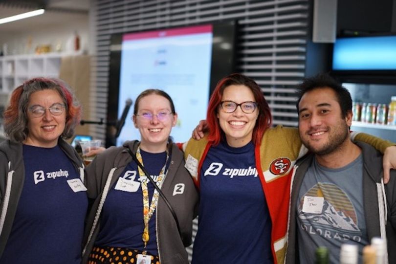 Members of the Zipwhip engineering team